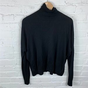 Aritzia Wilfred Black Knitwear Turetleneck